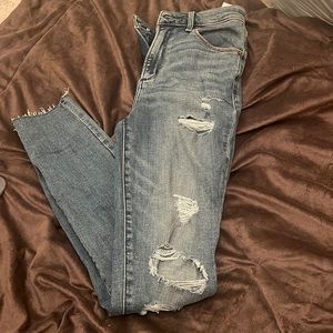 Abercrombie Simone high rise super skinny